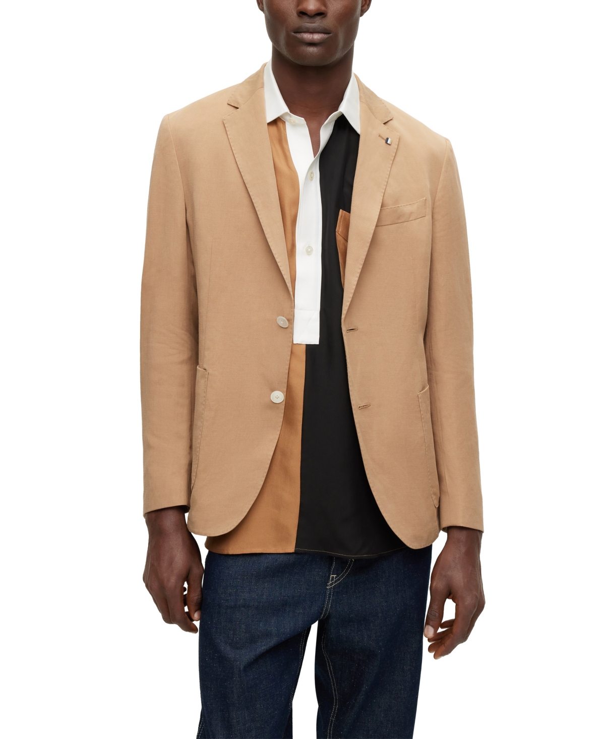 BOSS & NBA reversible puffer jacket in oversize-fit