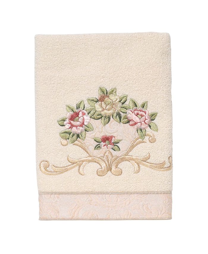 Avanti "Rosefan" Hand Towel, 16x28" Macy's