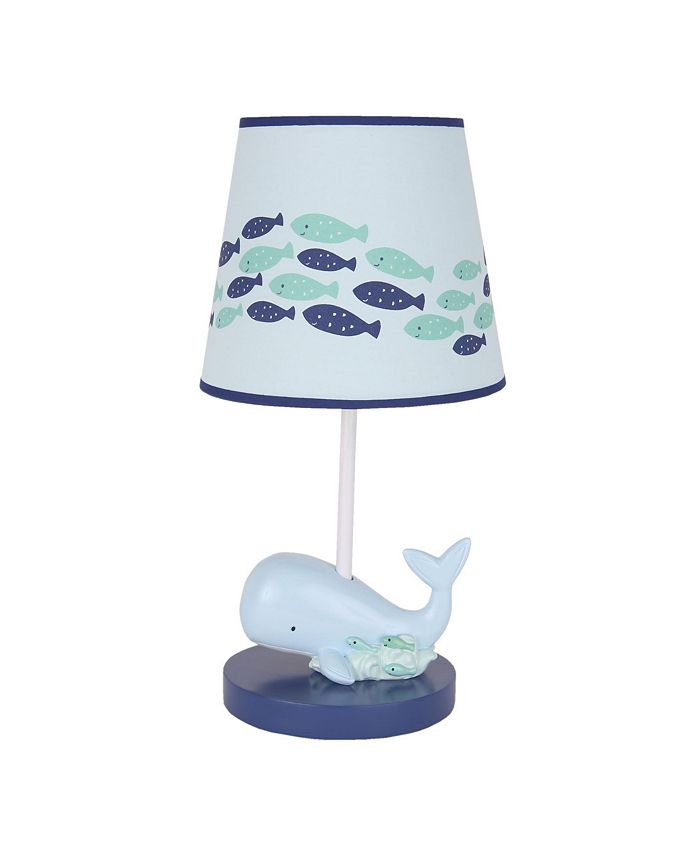 Lambs Ivy Oceania Blue Ocean Sea Nautical Nursery Lamp with