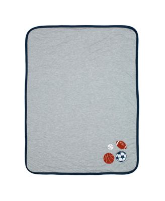 Hall of Fame Sports Jersey/Faux Shearling Cozy Baby Blanket