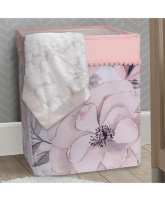 Signature Botanical Baby Watercolor Floral Storage Hamper