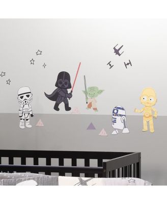 Star Wars Classic Wall Decals - Yoda, Darth Vader, R2-D2, C-3PO