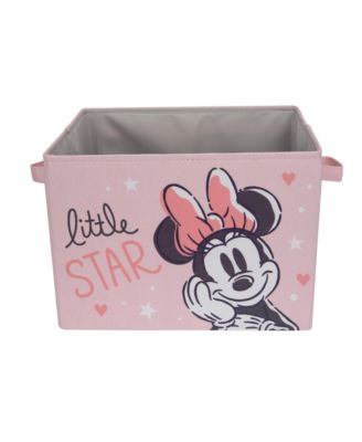 Disney Baby Minnie Mouse Pink Foldable Storage Basket/Container/Bin