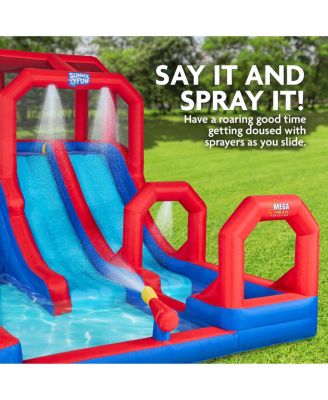 Inflatable Water Slide & Blow up Pool, Kids Water Park