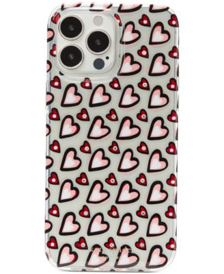 kate spade new york - Heart Printed TPU iPhone 14 Pro Max Phone Case