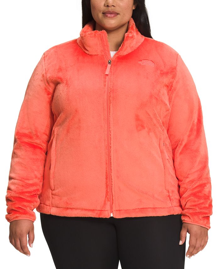 The North Face Plus Size Stand-Collar Zip-Up Fuzzy Osito Jacket - Macy's