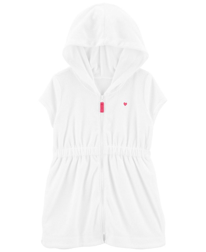 Carter's Baby Girls Swim Short Sleeved Swim Cover Up Macy's
