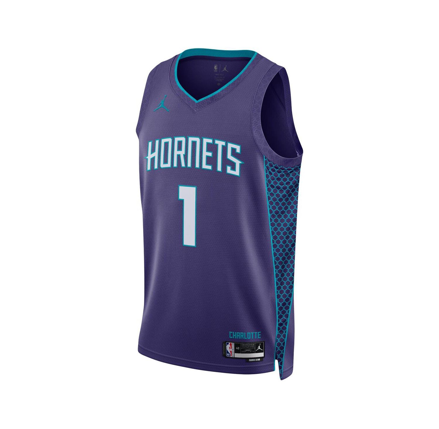 Men's Lamelo Ball Purple Charlotte Hornets Statement Edition Swingman Jersey