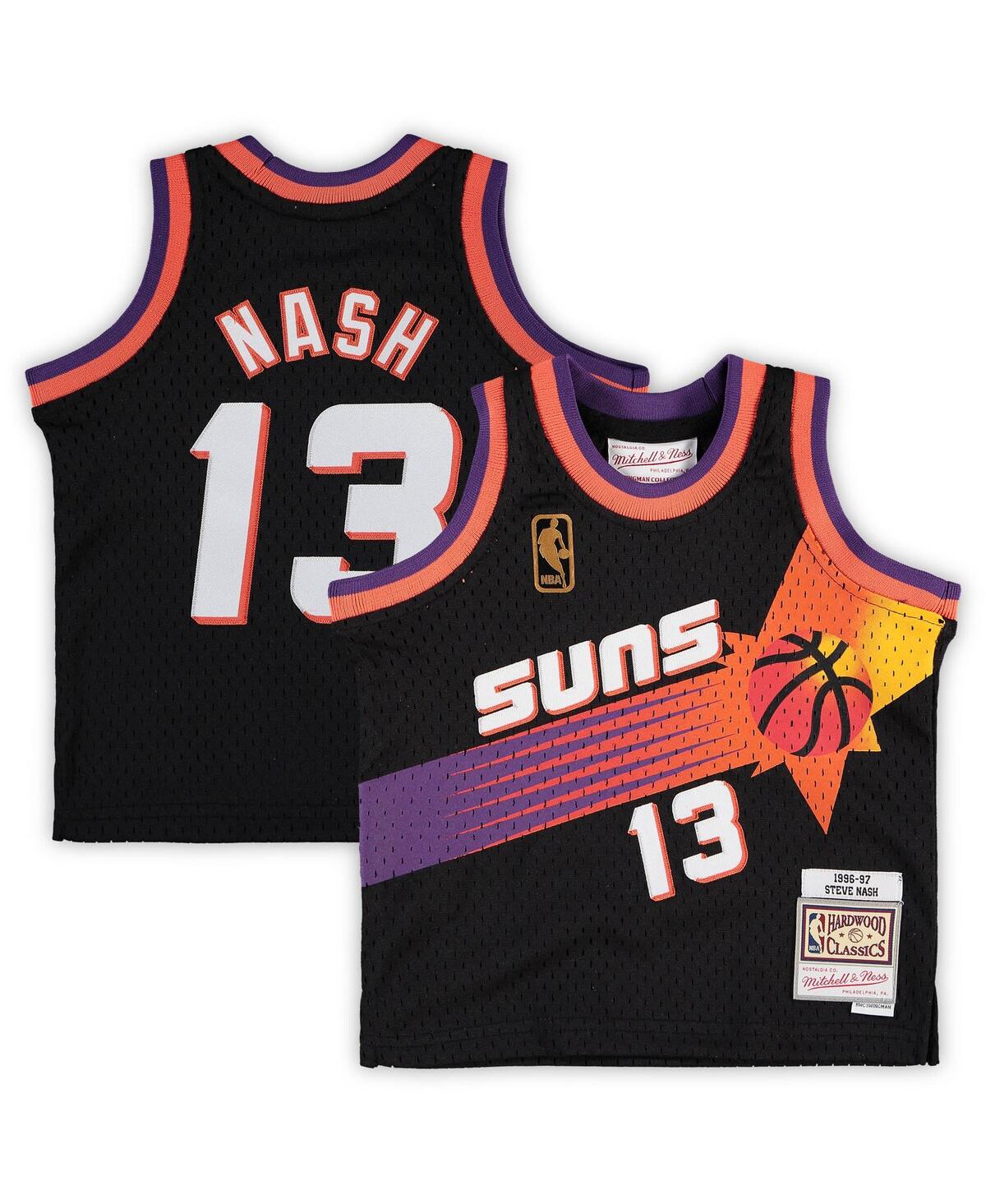 Infant Boys and Girls Mitchell & Ness Steve NashPhoenix Suns 1996/97 Hardwood Classics Retired Player Jersey - Black