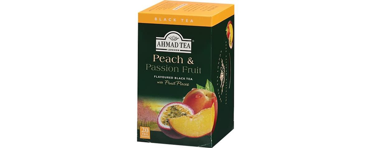 Ahmad Tea Peach and Passion Fruit Black Tea (Pack of 3)