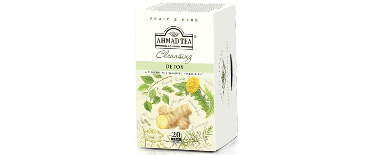 Ahmad Tea Cleansing Detox Herbal Tea (Pack of 3)