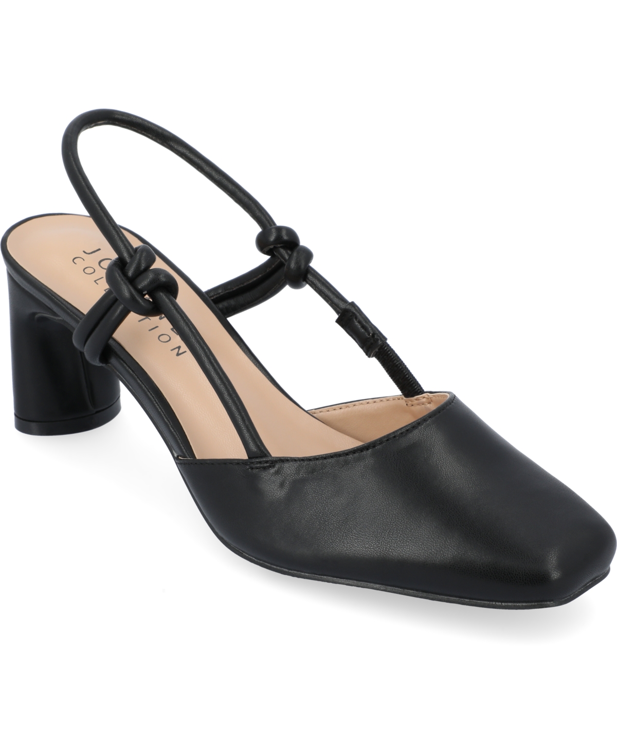 Journee Collection Margeene Slingback Pump In Black