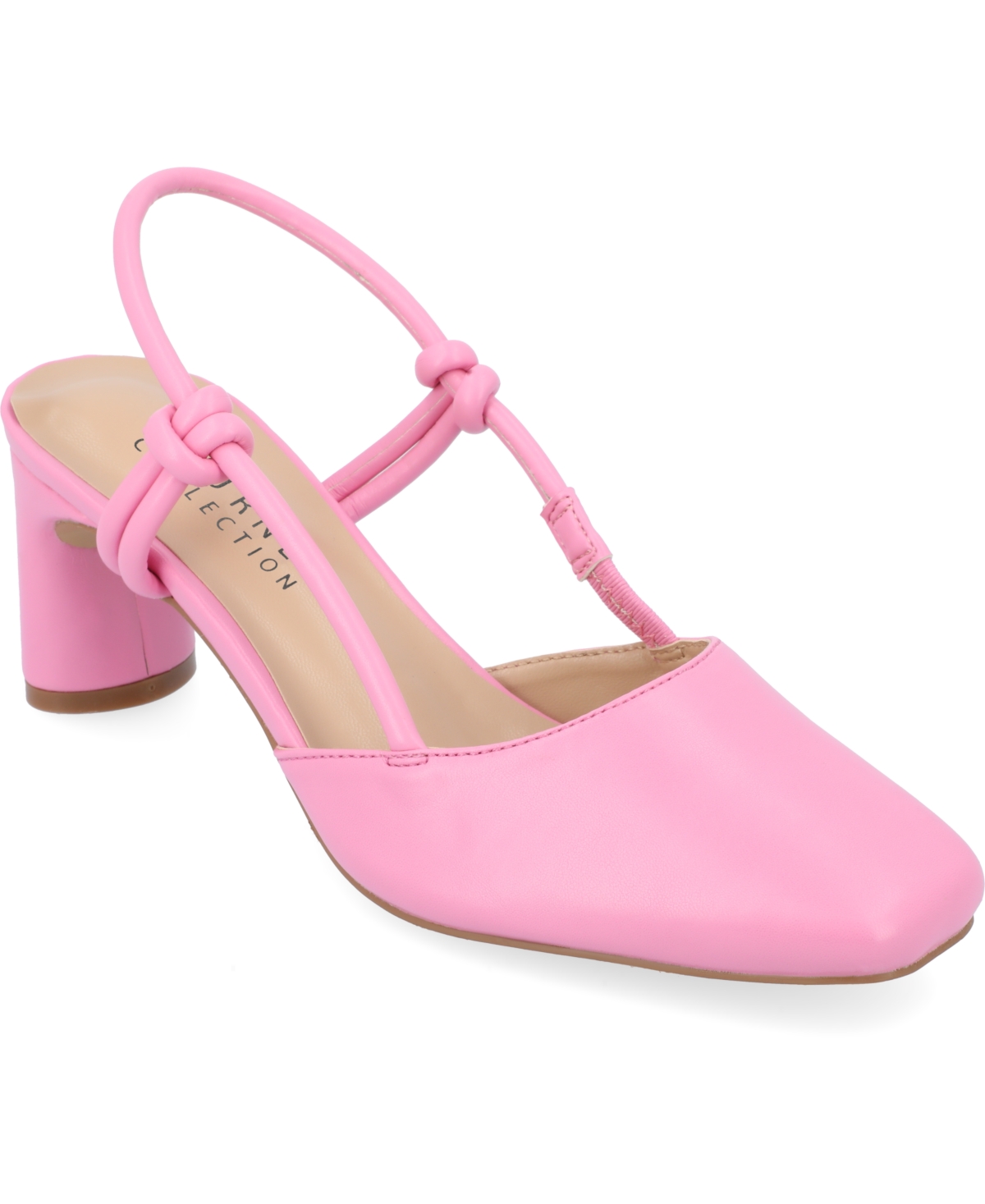Journee Collection Margeene Slingback Pump In Pink
