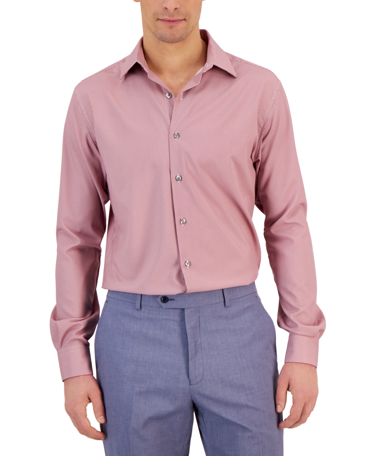Alfani slim fit top stretch dress shirt