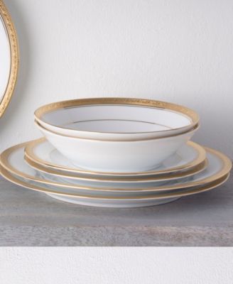Crestwood Gold Set of 4 Soup Bowls, Service For 4