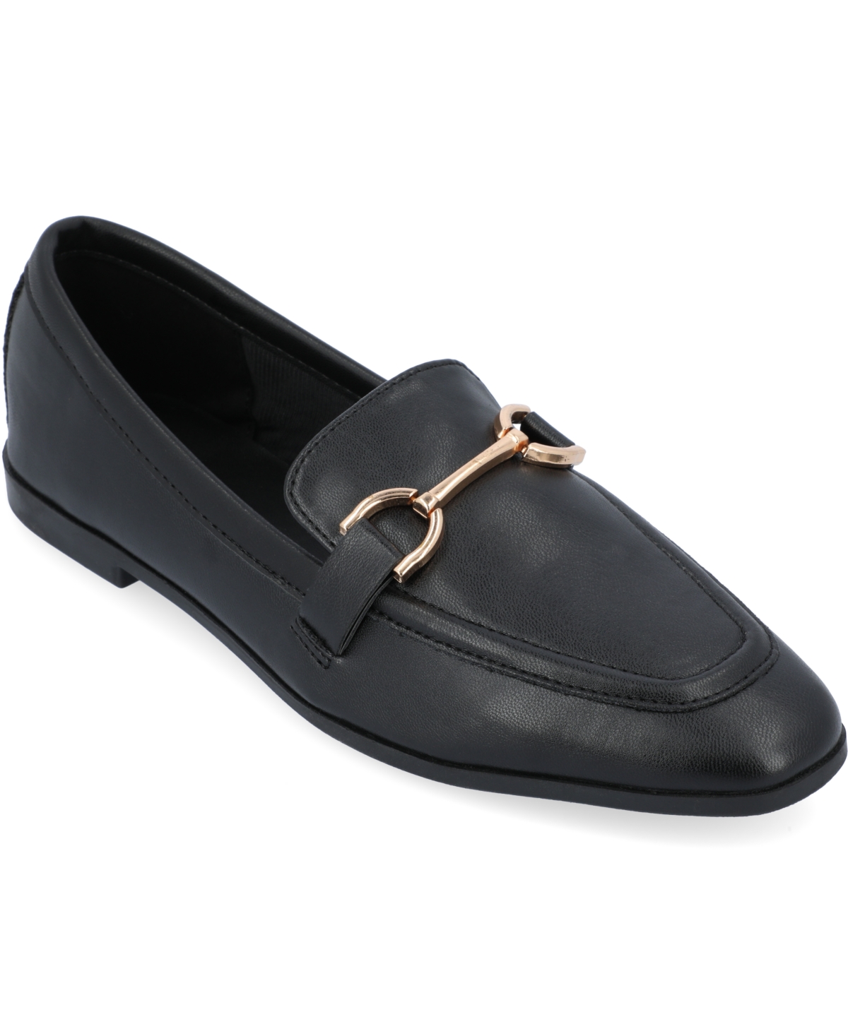 Shop Journee Collection Women's Mizza Slip-on Loafers In Black
