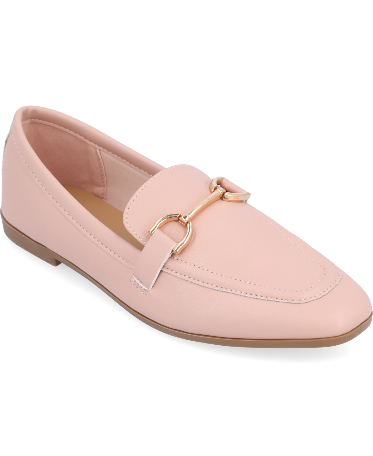 Shop Journee Collection Women's Mizza Slip-on Loafers In Blush