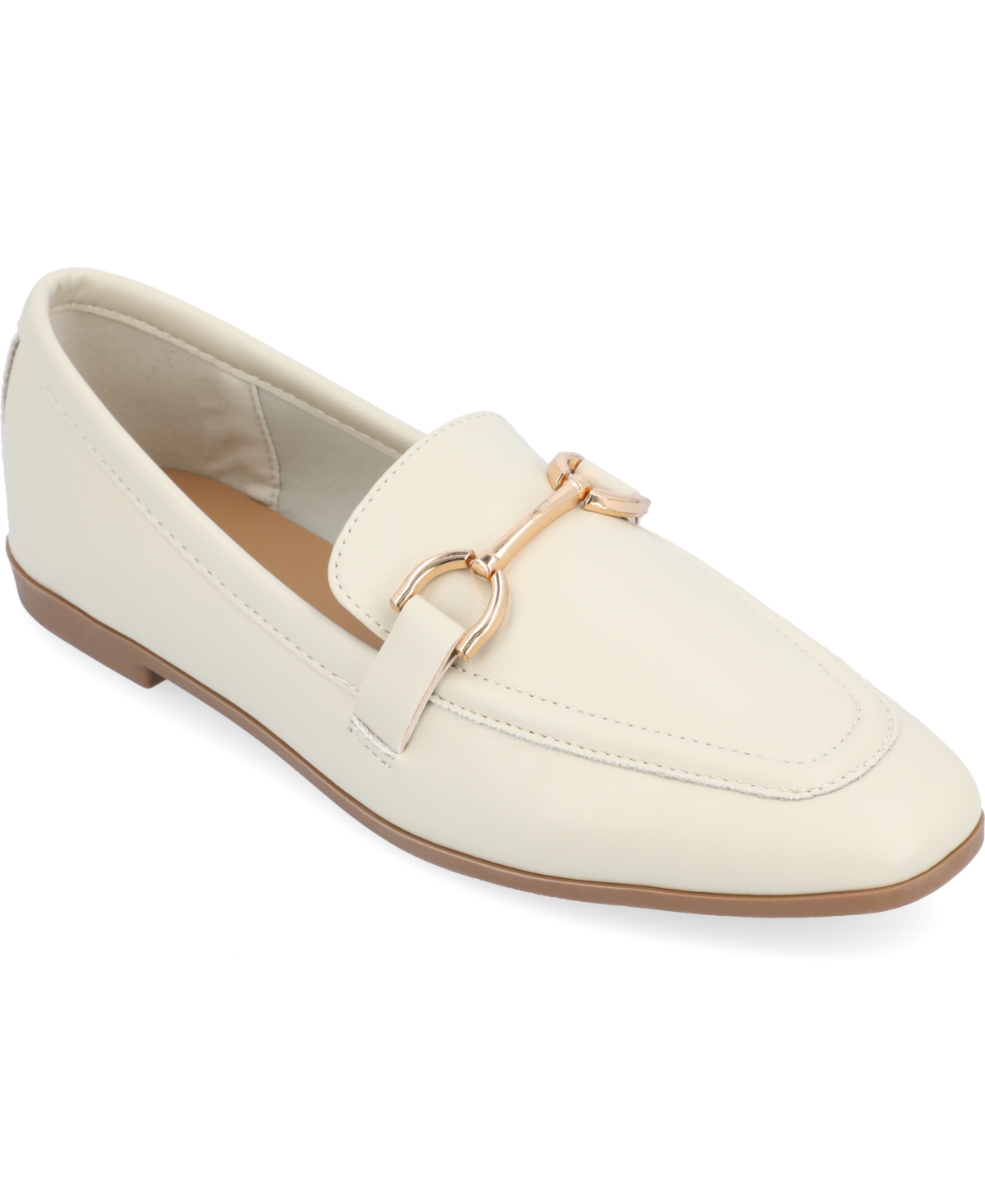 Shop Journee Collection Women's Mizza Slip-on Loafers In Bone