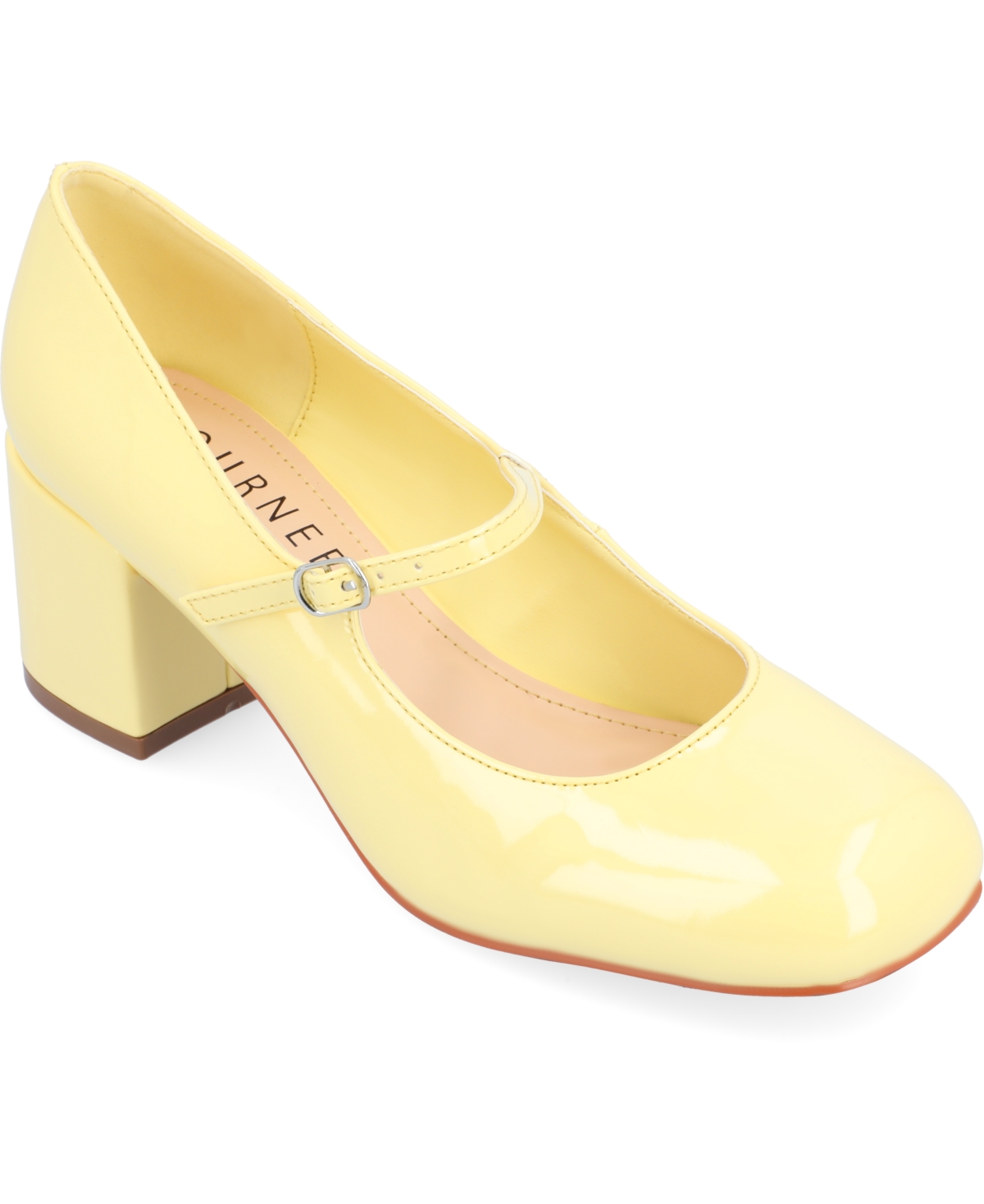 60s Shoes, Go Go Boots | 1960s Shoes, Flats, Heels, Boots Journee Collection Womens Okenna Heels - Yellow $74.99 AT vintagedancer.com