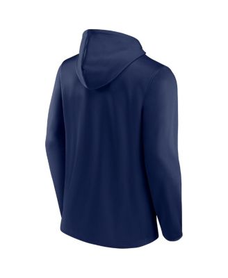Men's Navy, Light Blue Tennessee Titans Ball Carrier Full-Zip Hoodie