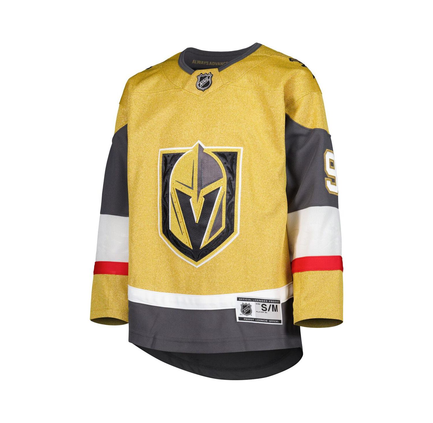 Big Boys and Girls Jack Eichel Gold Vegas Golden Knights Home Premier Player Jersey