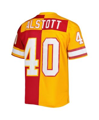 Men's Mike Alstott Orange, Red Tampa Bay Buccaneers 1996 Split Legacy Replica Jersey