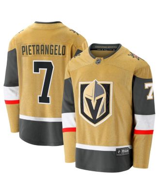 Men's Alex Pietrangelo Gold Vegas Golden Knights Alternate Premier Breakaway Player Jersey