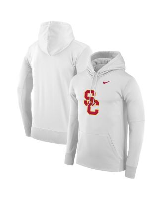 Nike Men's White USC Trojans Performance Pullover Hoodie - Macy's