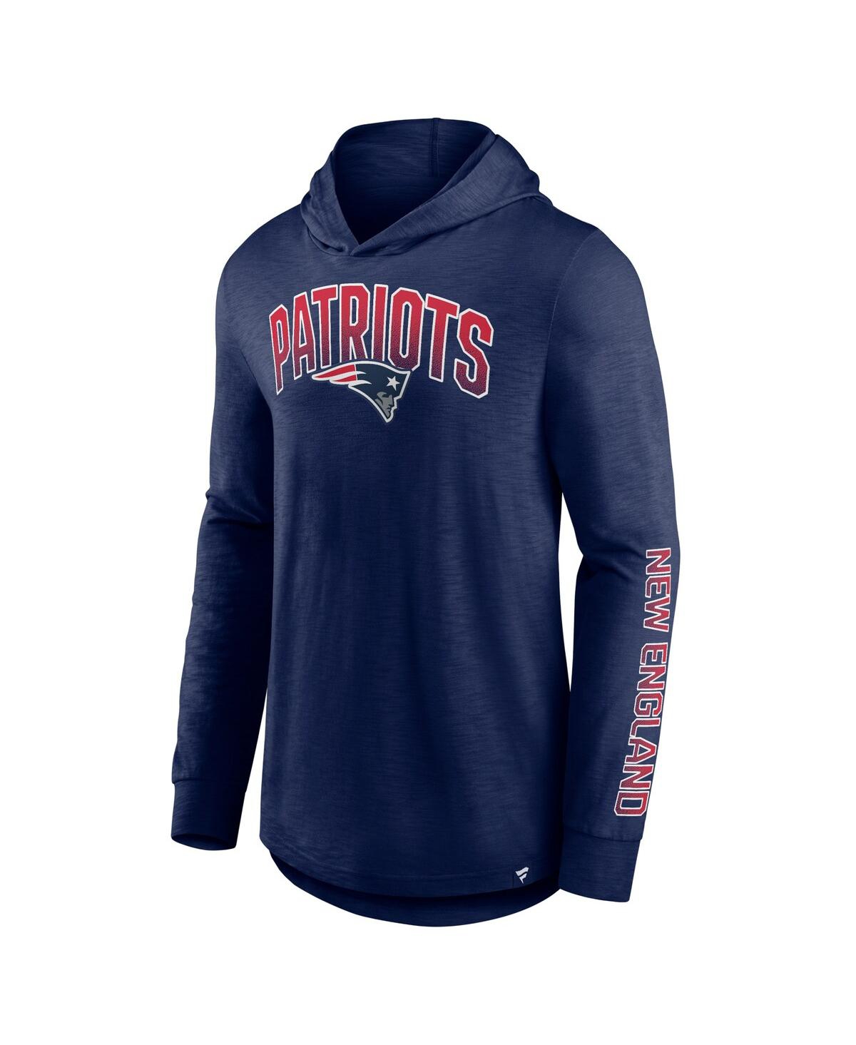 Fanatics Branded Navy New England Patriots Front Runner Pullover Hoodie In Navy