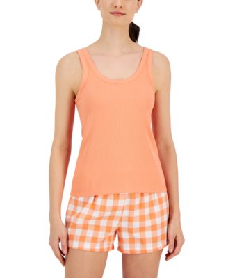Jenni - Women's Cozy Ribbed Scoop-Neck Sleep Tank Top