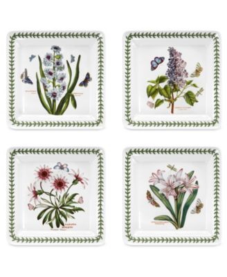Квадратный набор посуды Portmeirion Botanic Garden на 22 предмета, эксклюзивный для Macy's