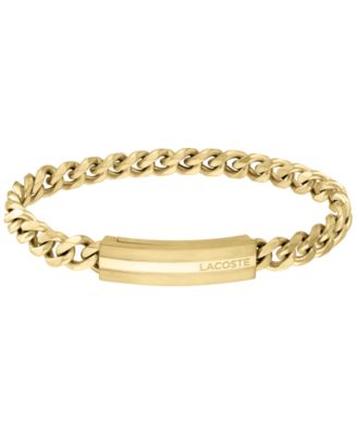 Lacoste Men's Curb Chain Bracelet - Macy's