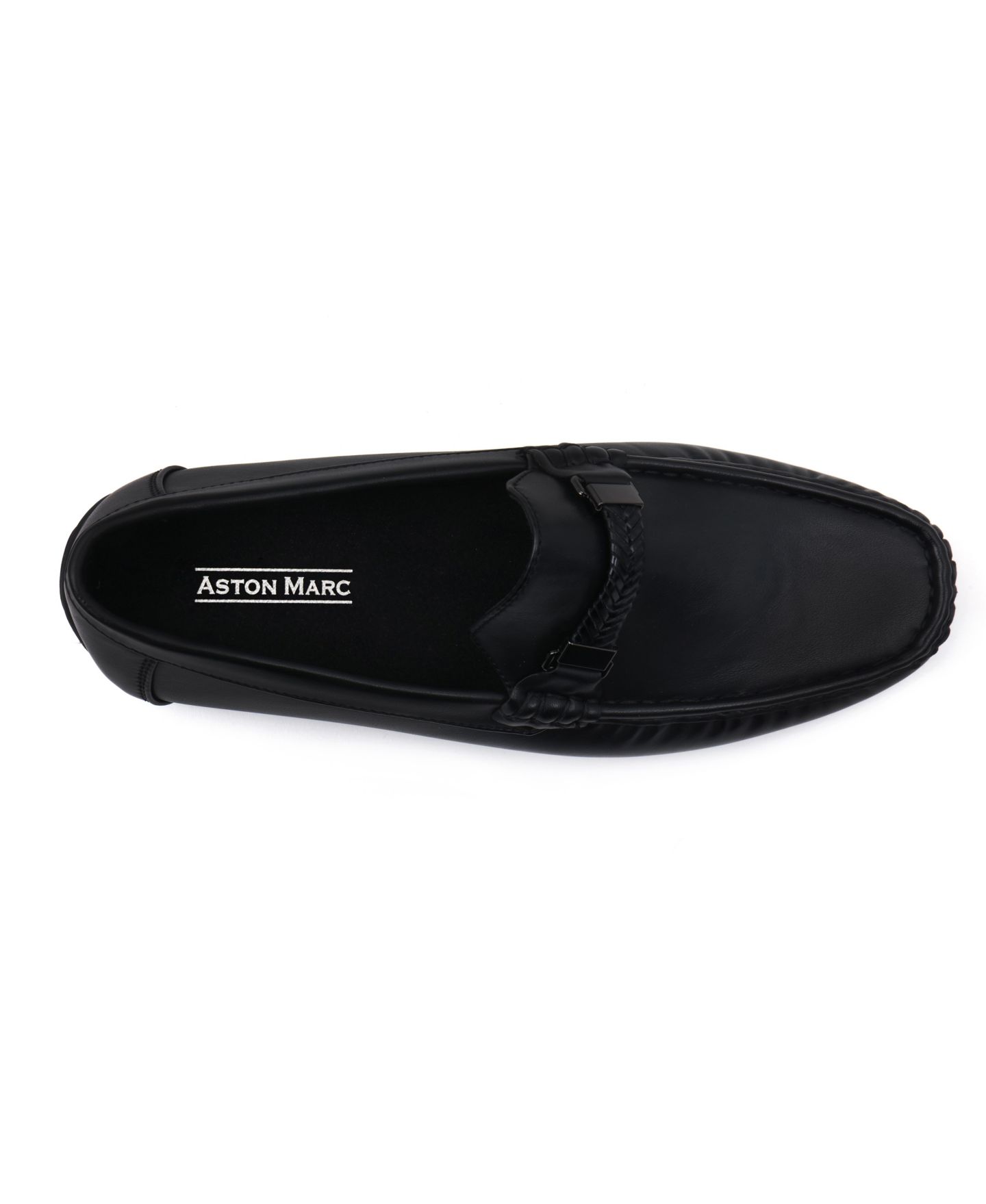 Мужские туфли Aston Marc Madrid Comfort Driver Slip-On, цвет: Чёрный — фото 4