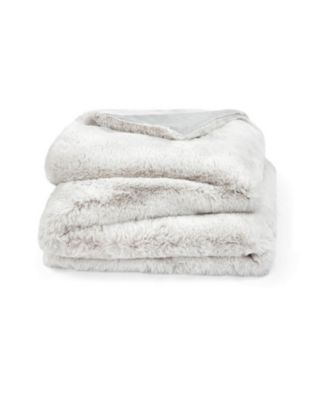 Oversized Ultra Soft Faux Fur Throw Blanket - 50" x 70"