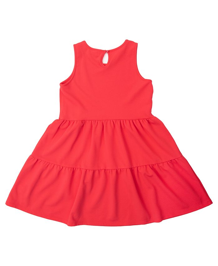 Emerald Sundae Big Girls 2 Piece Tank Dress with Rainbow Necklace Set