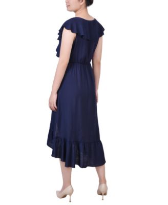 Women's Sleeveless Flounced Dress