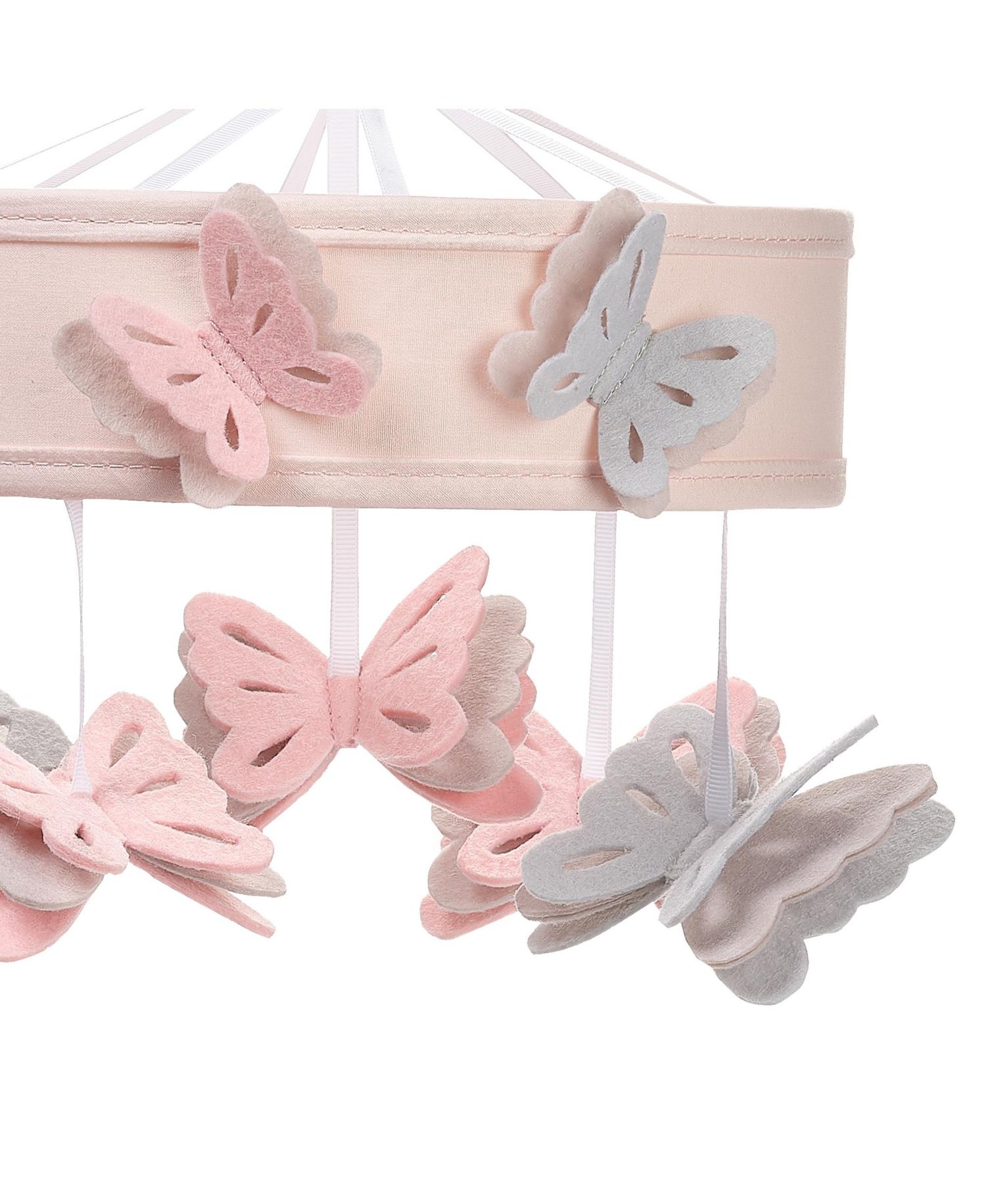 Baby Blooms Musical Butterfly Crib Mobile