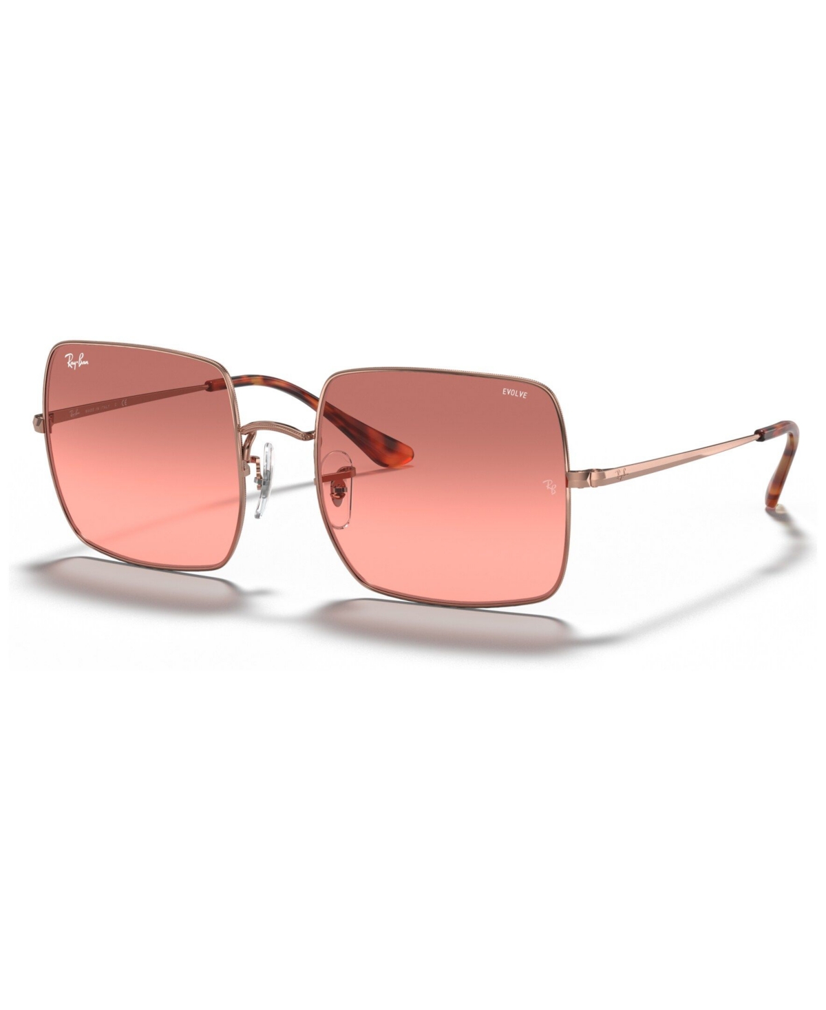 Shop Ray Ban Unisex Photochromatic Sunglasses, Rb1971 In Copper,photo Red Gradient Bordeaux