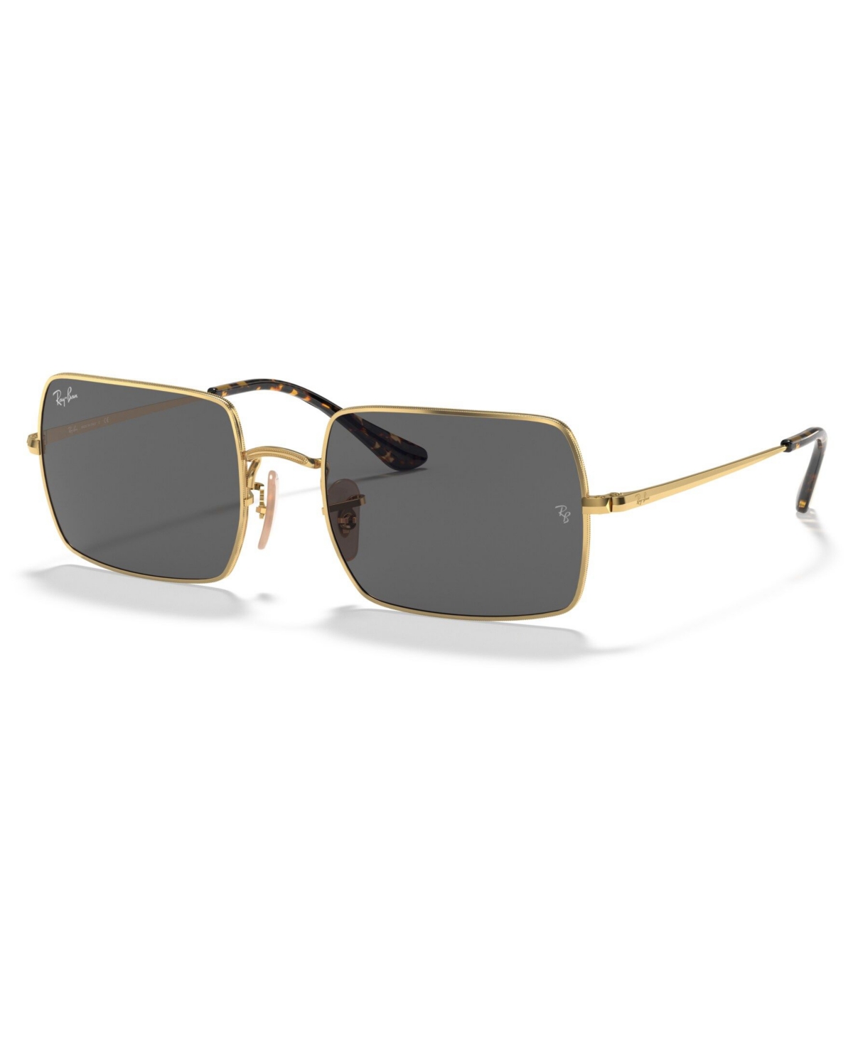 Ray Ban Women's Square Sunglasses, Rb1971 54 In Gold,dark Grey