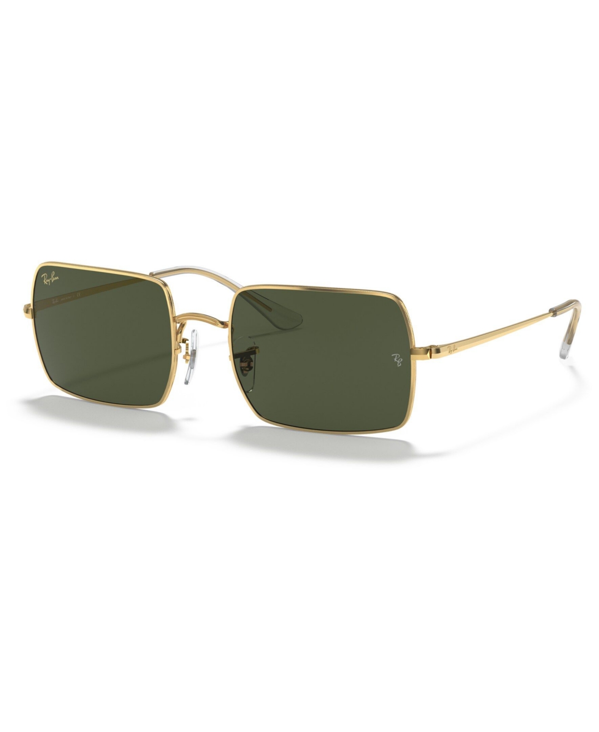 Ray Ban Rectangle Sunglasses, Rb1969 54 In Legend Gold,green