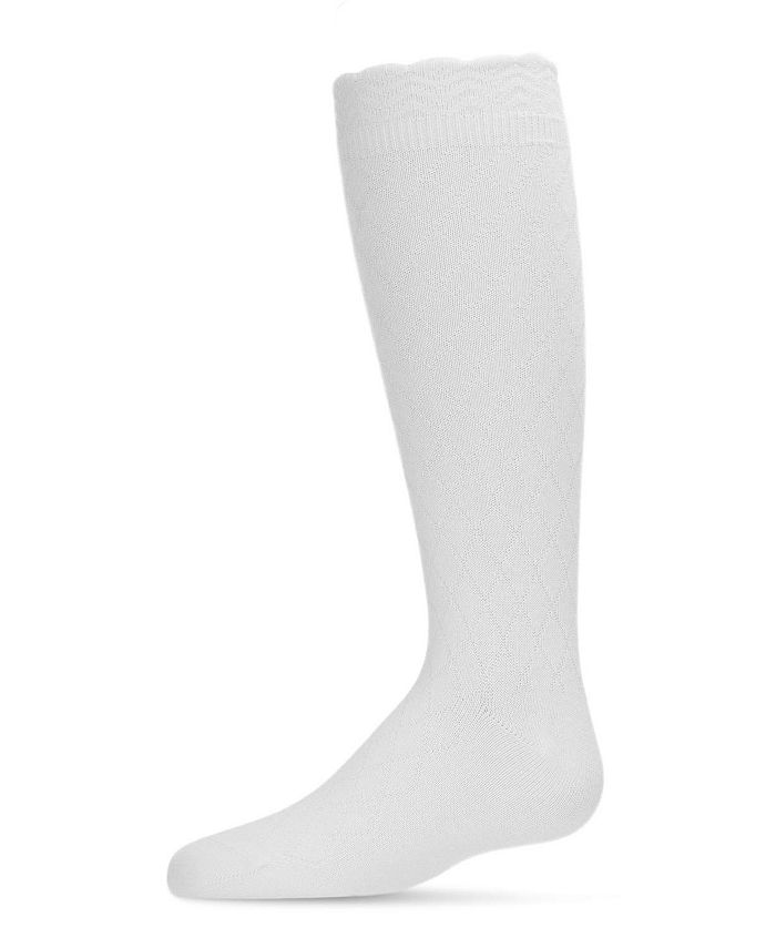 MeMoi Girl's Double Diamond Cotton Blend Knee High Socks - Macy's