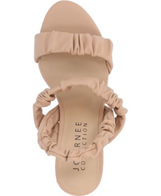 Women's Amaree Ruched Strap Dress Sandals