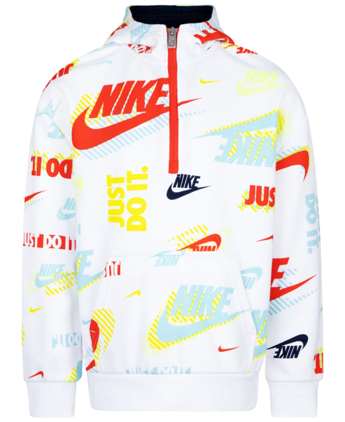 Nike Toddler Boys Active Joy Pullover Hoodie In White