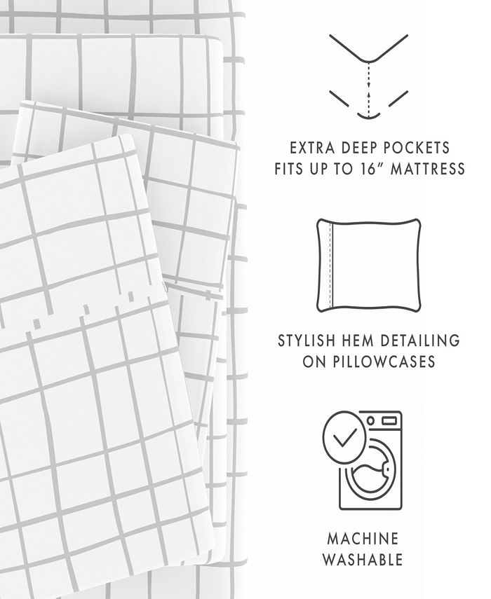 ienjoy Home Home Collection Premium Ultra Soft Crossroad Pattern 4