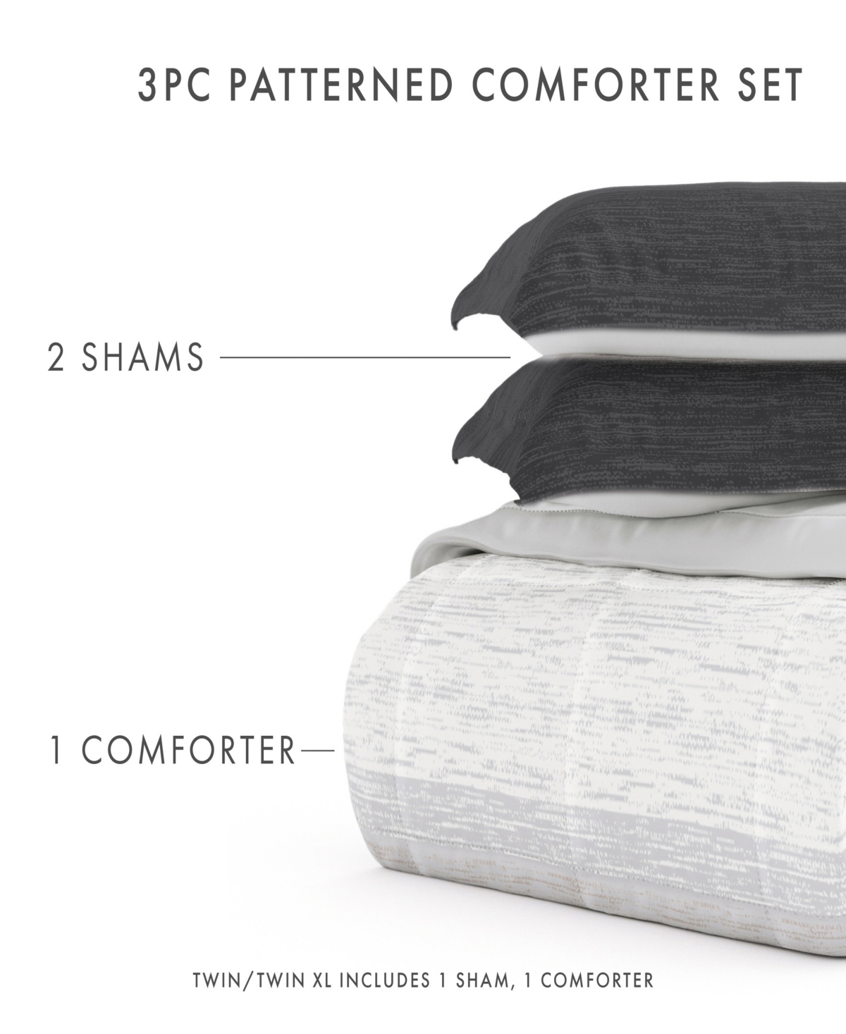 ienjoy Home Ultra Soft Ombre 3-Pc. Comforter Set