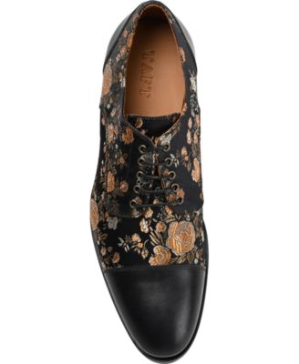 Men's Jack Handcrafted Leather, Velvet and Wool Dress Shoes