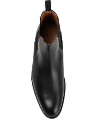 Men's Hiro Leather and Embossed Croc Detailing Chelsea Boots