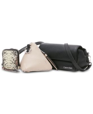 Calvin Klein - Argo Trio Faux Leather Small Crossbody