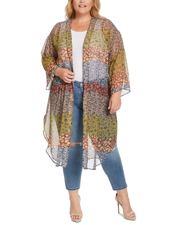 Macys plus clearance size kimono