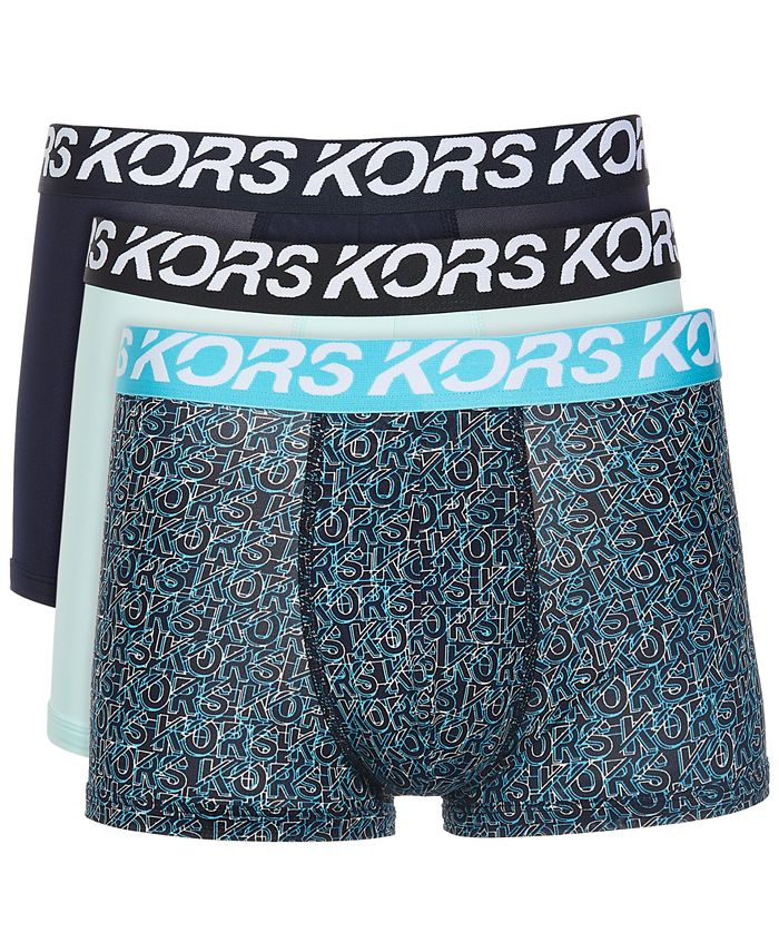 Michael Kors Men's Stretch Fashion Trunks, Pack of 3 Macy's